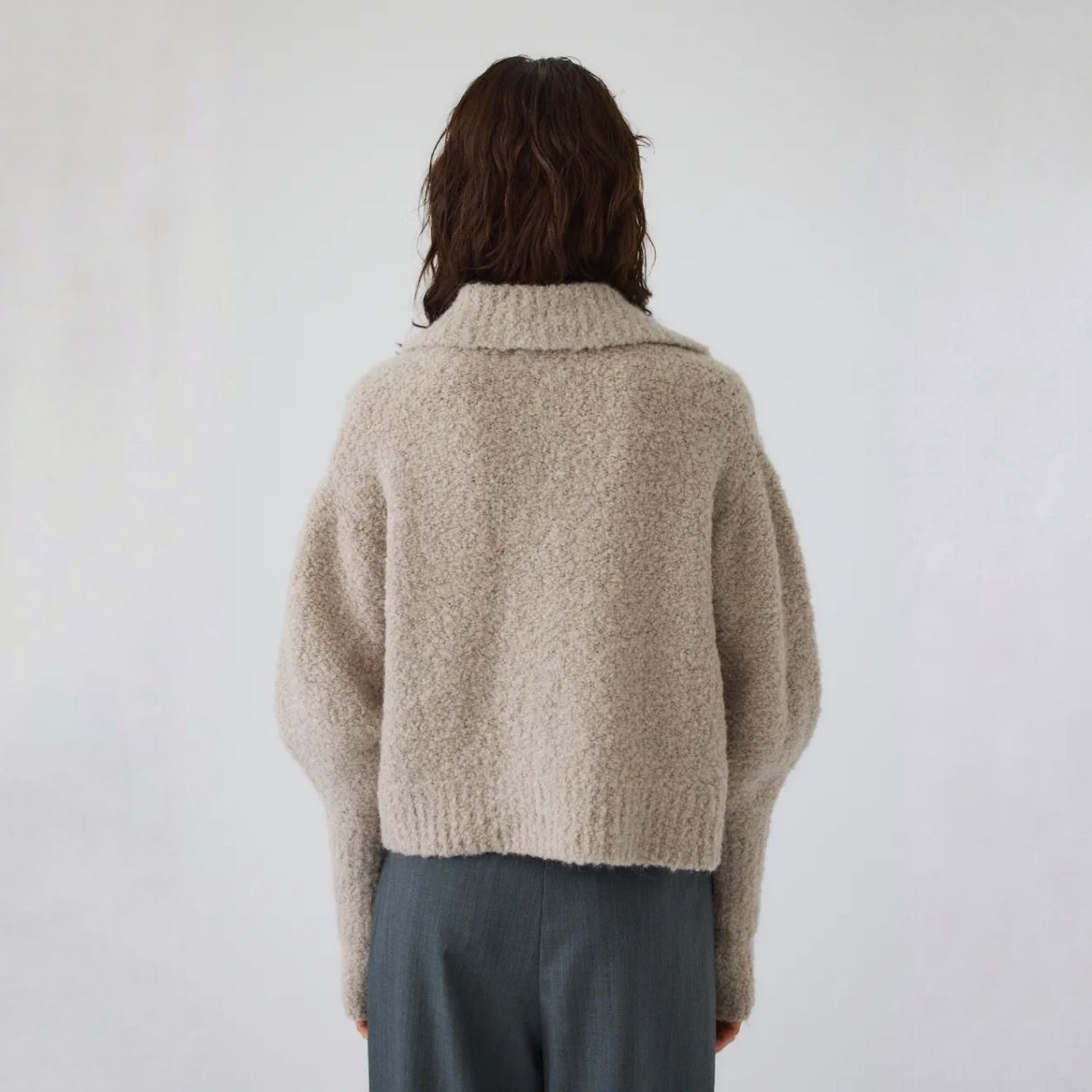 【残り一点】Boucle Short Knit
