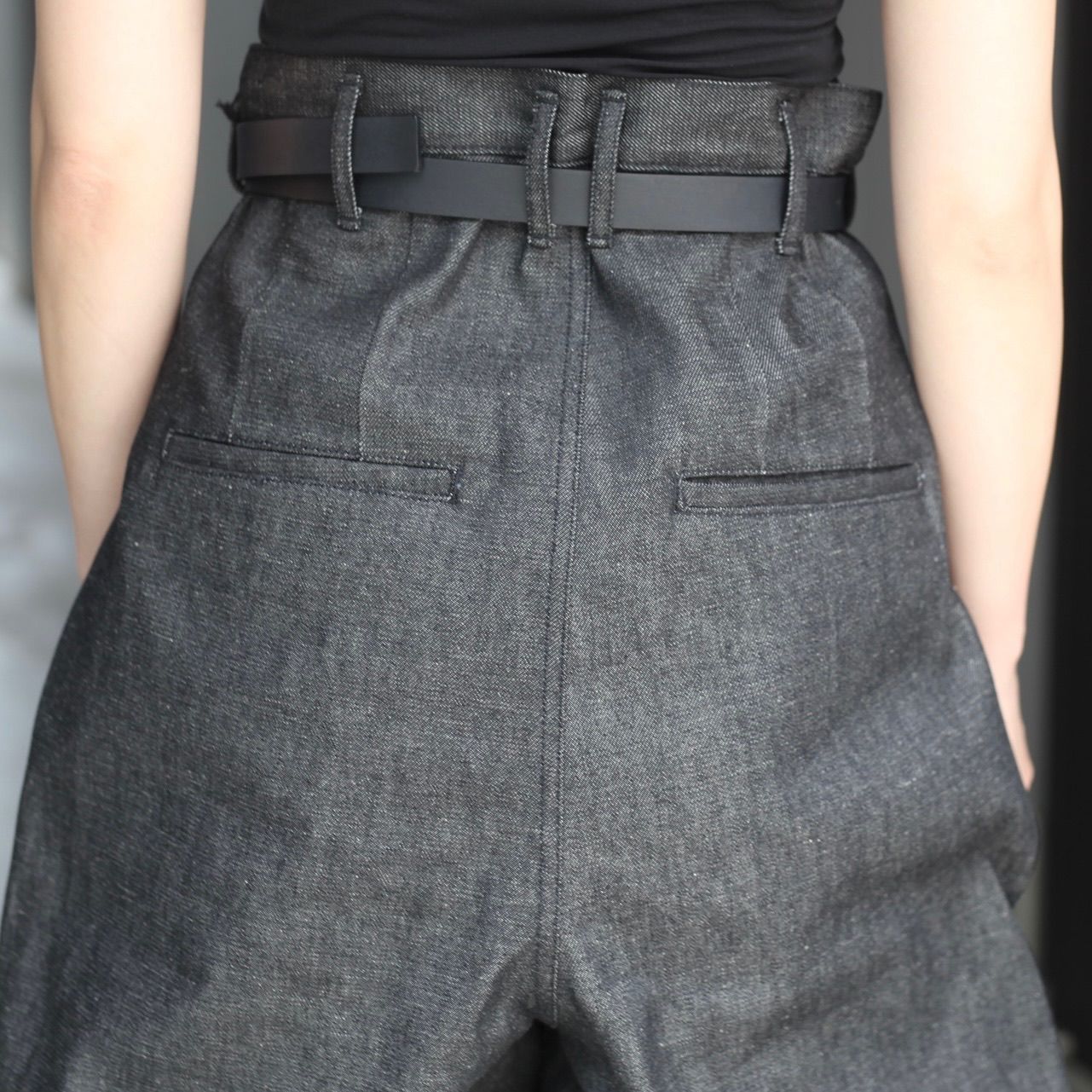 【残り一点】Hi Waist Baggy Denim Pants