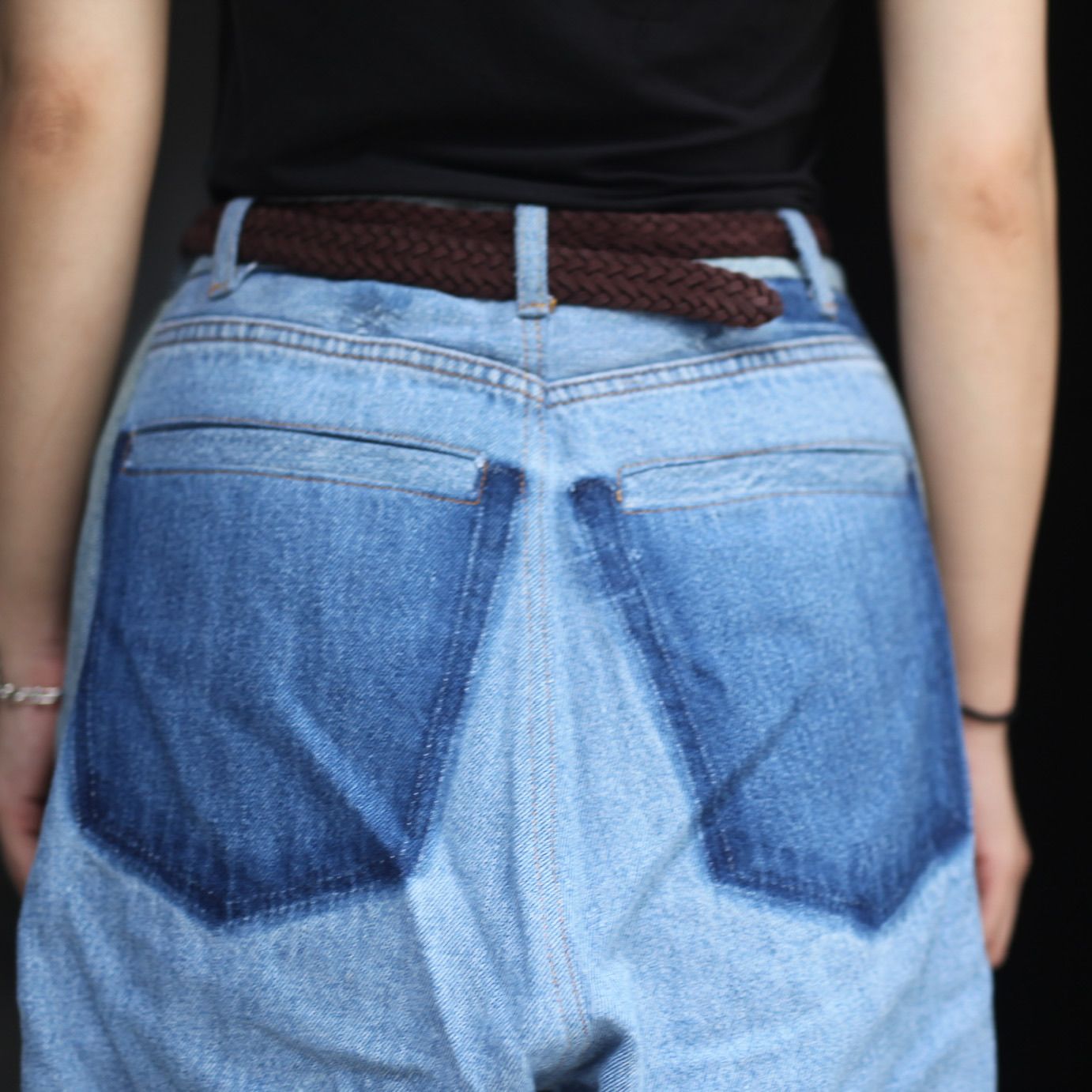 【残り一点】Reconstructed Super Baggy Slacks Denim_2(M)