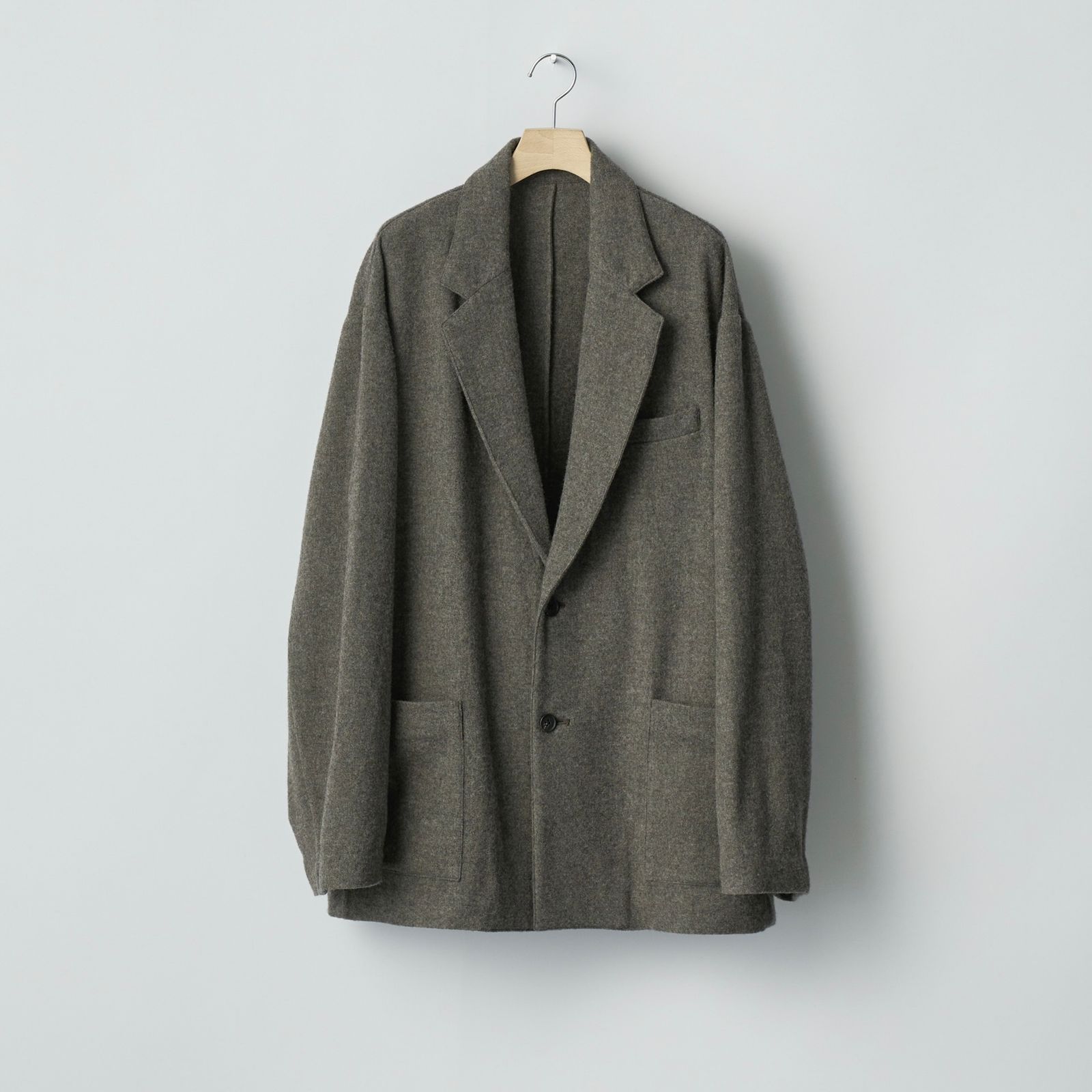 【残り一点】Wool/Cashmere Fleece Single Breasted Jacket