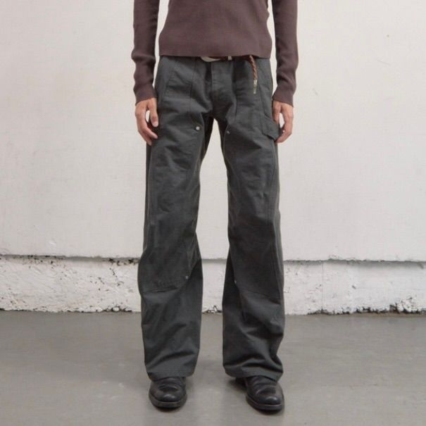 【残り一点】Curved Leg Double Knee Work Pants