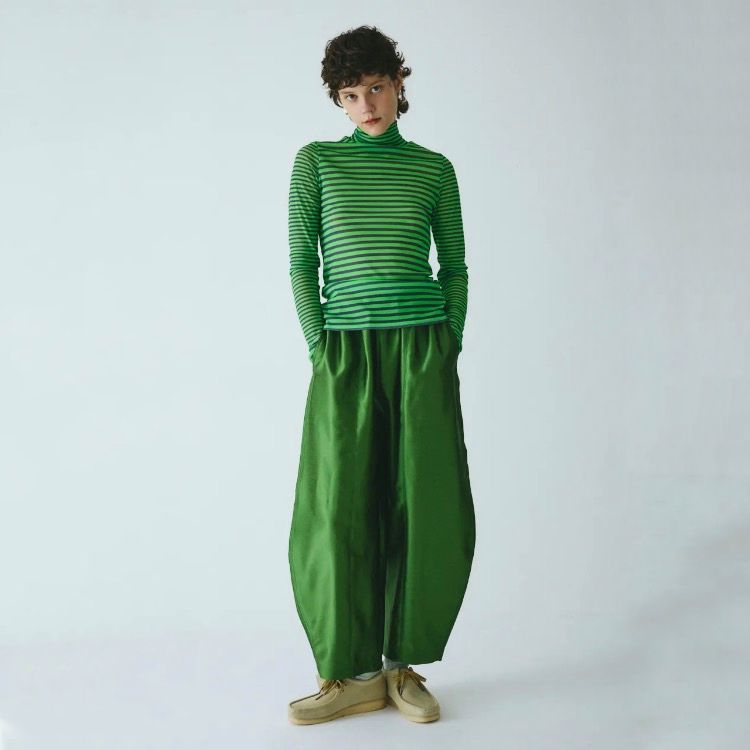 【残り一点】High Neck Mesh Inner Tops
