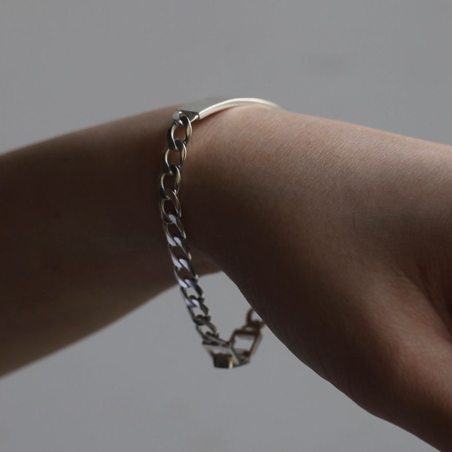 【お取り寄せ注文可能】ID Bracelet_L(SILVER)