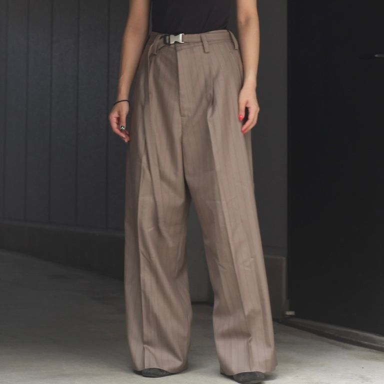 UJOH - 【残り一点】Belted Wide Straight PNT | ACRMTSM ONLINE STORE
