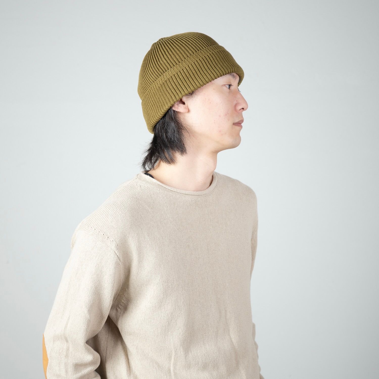 【残り一点】Cotton Acrylic Knit Beanie