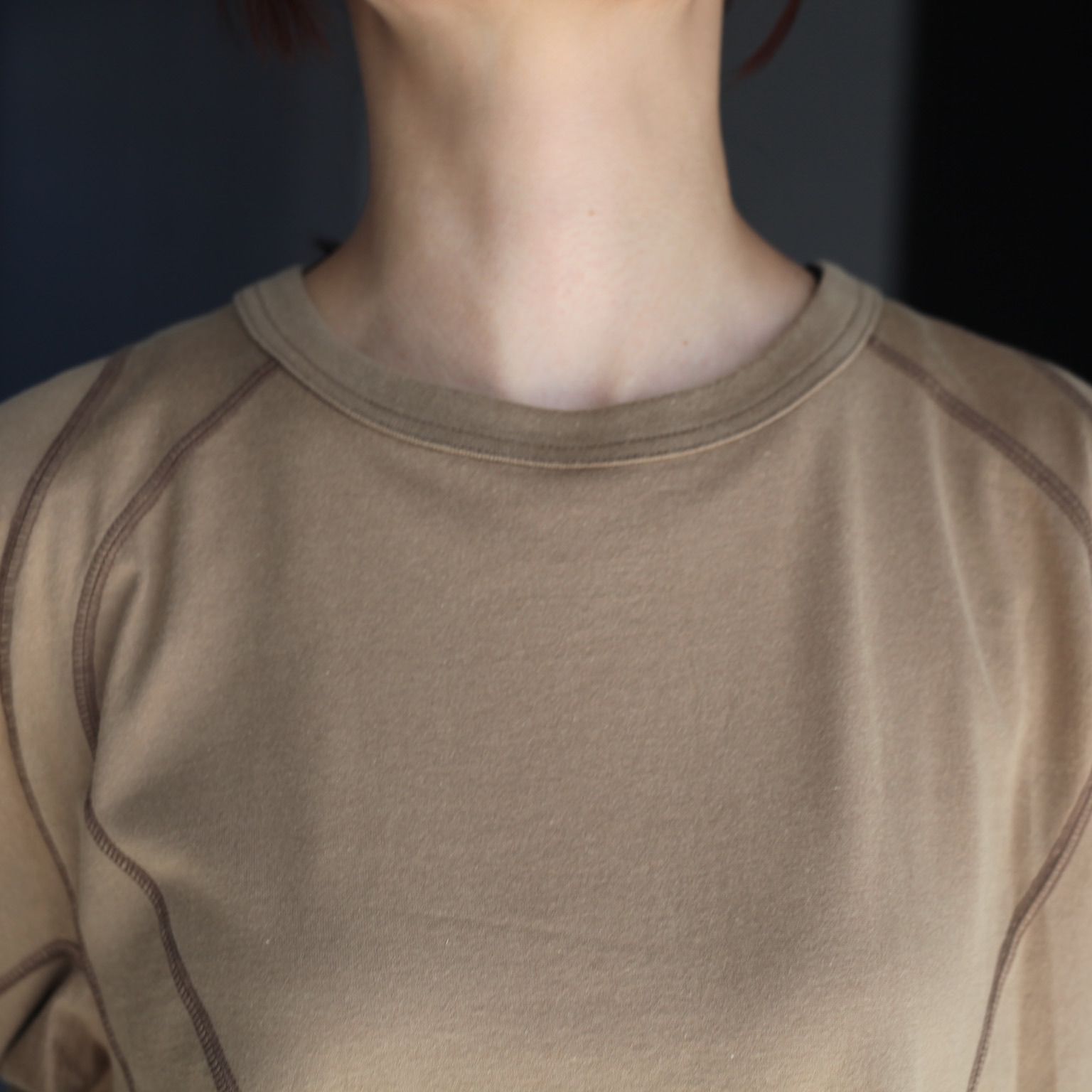 【残り一点】Panelled Half Sleeve T-Shirt