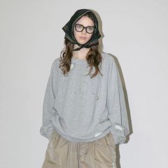 【残り一点】ロゴ刺繍スウェット