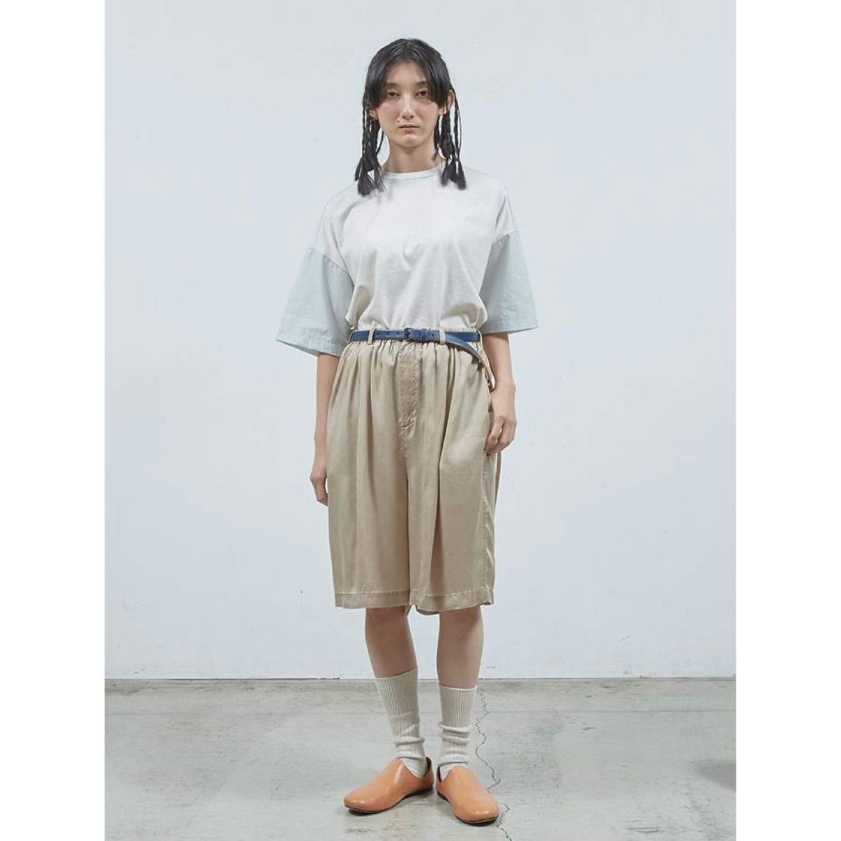 【残り一点】シャツ切替ワイドT