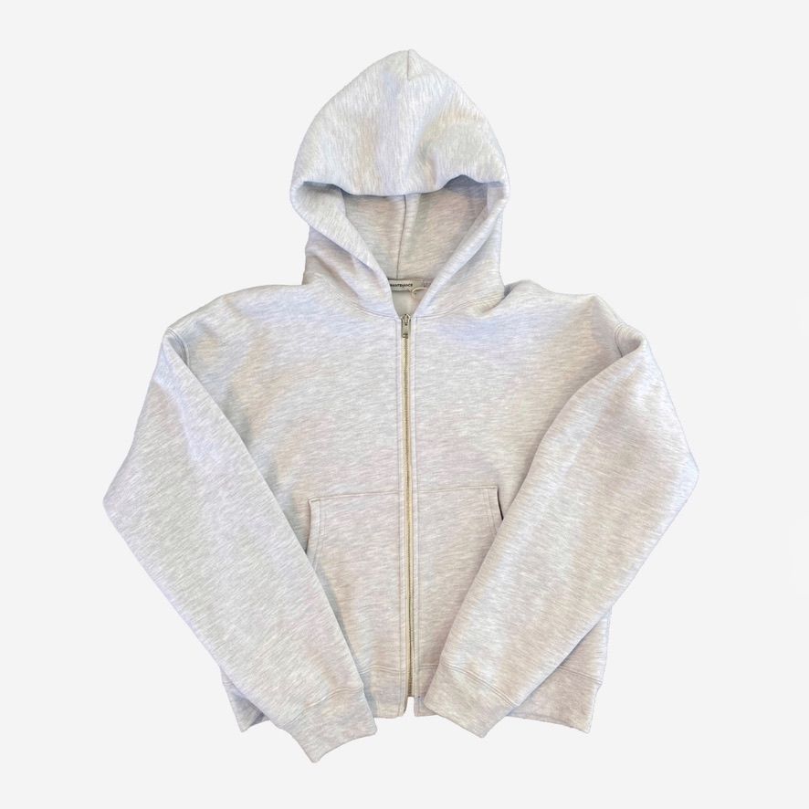 【残り一点】Heather Darted Zip Hoodie