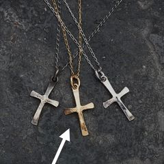 【お取り寄せ注文可能】Charm Cross Necklace(GOLD)