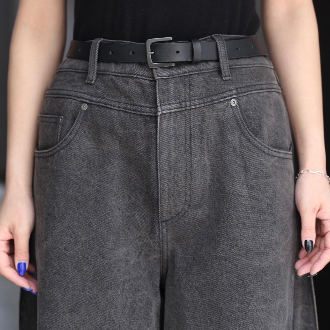 【残り一点】Wide Leg Denim Trousers