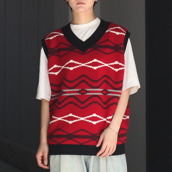 満点の TTT MSW Vest Knit ベストGraffiti 23ss ベスト - www.liki