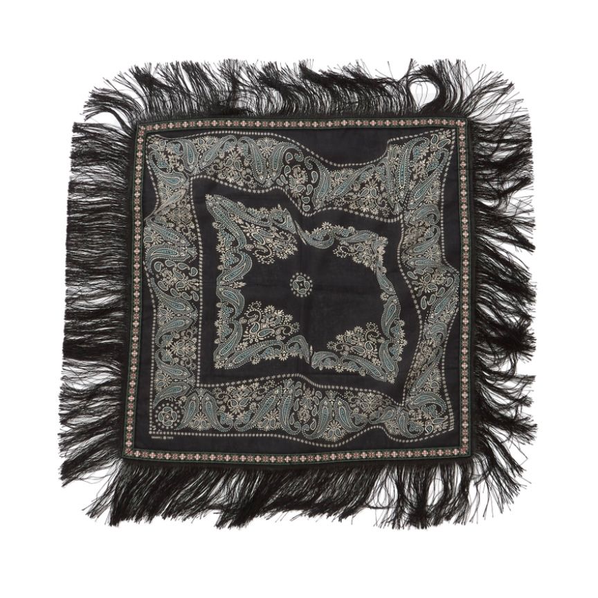 【関税込み】Fleur du Mal ブラック Nailhead ソング SUGARHILL - 【残り一点】Fringe Bandana | ACRMTSM ONLINE STORE
