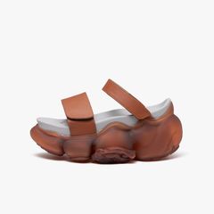 grounds - 【残り一点】Moopie Leather Sandal(BROWN×FROST BROWN 