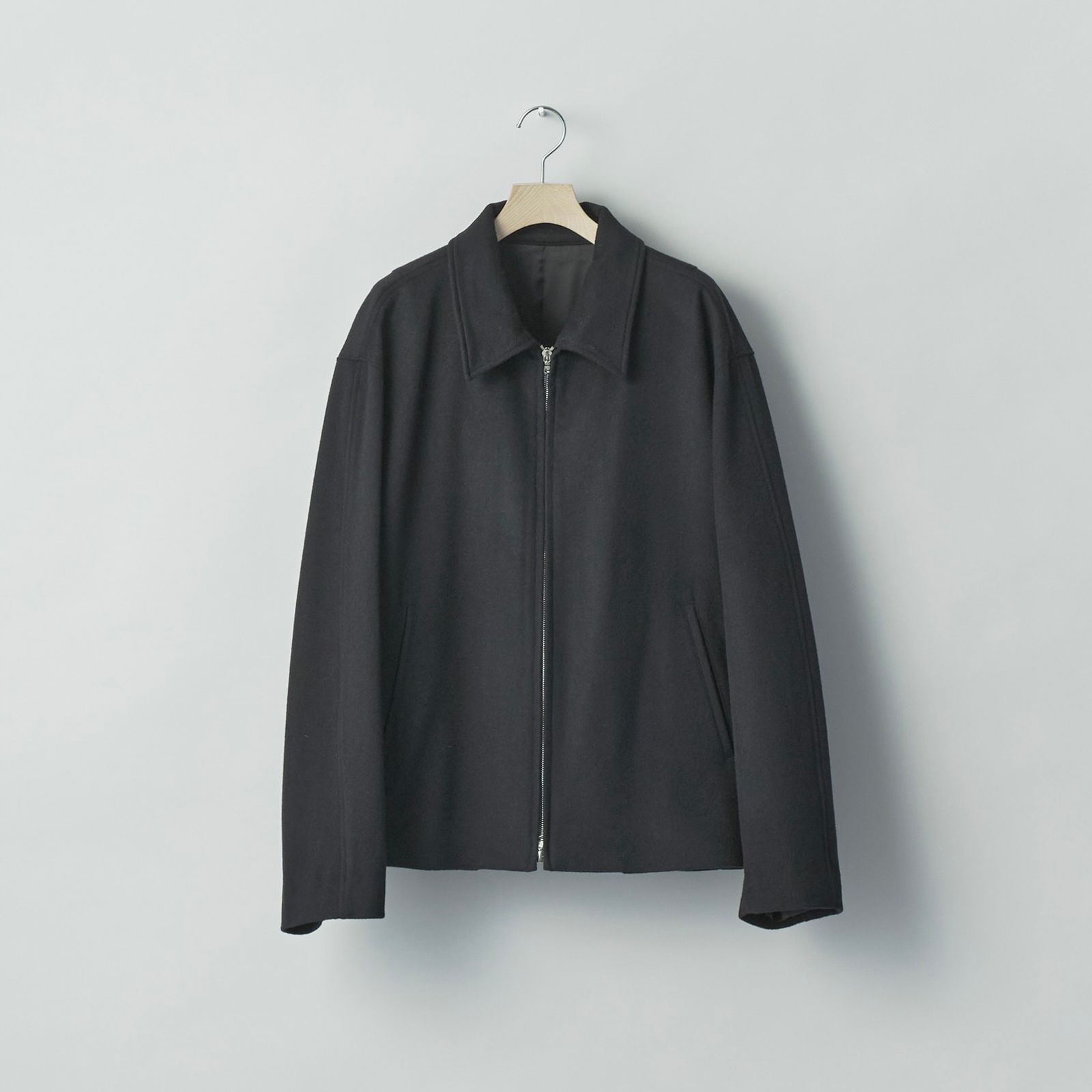 【残りわずか】Wool Cashmere Zip Short Jacket
