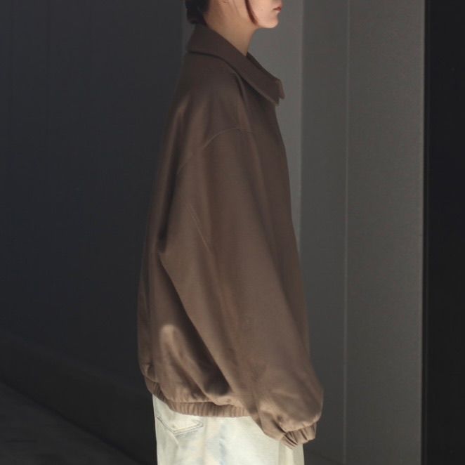 【残りわずか】Melton Oversized Zip Jacket