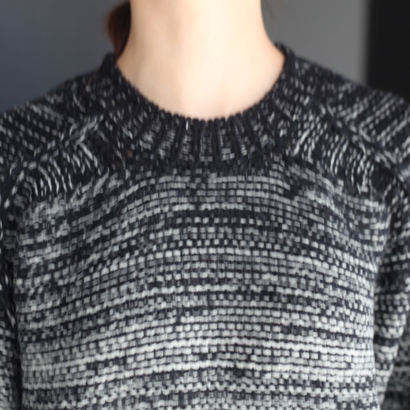 【残り一点】Gradation Crewneck Sweater