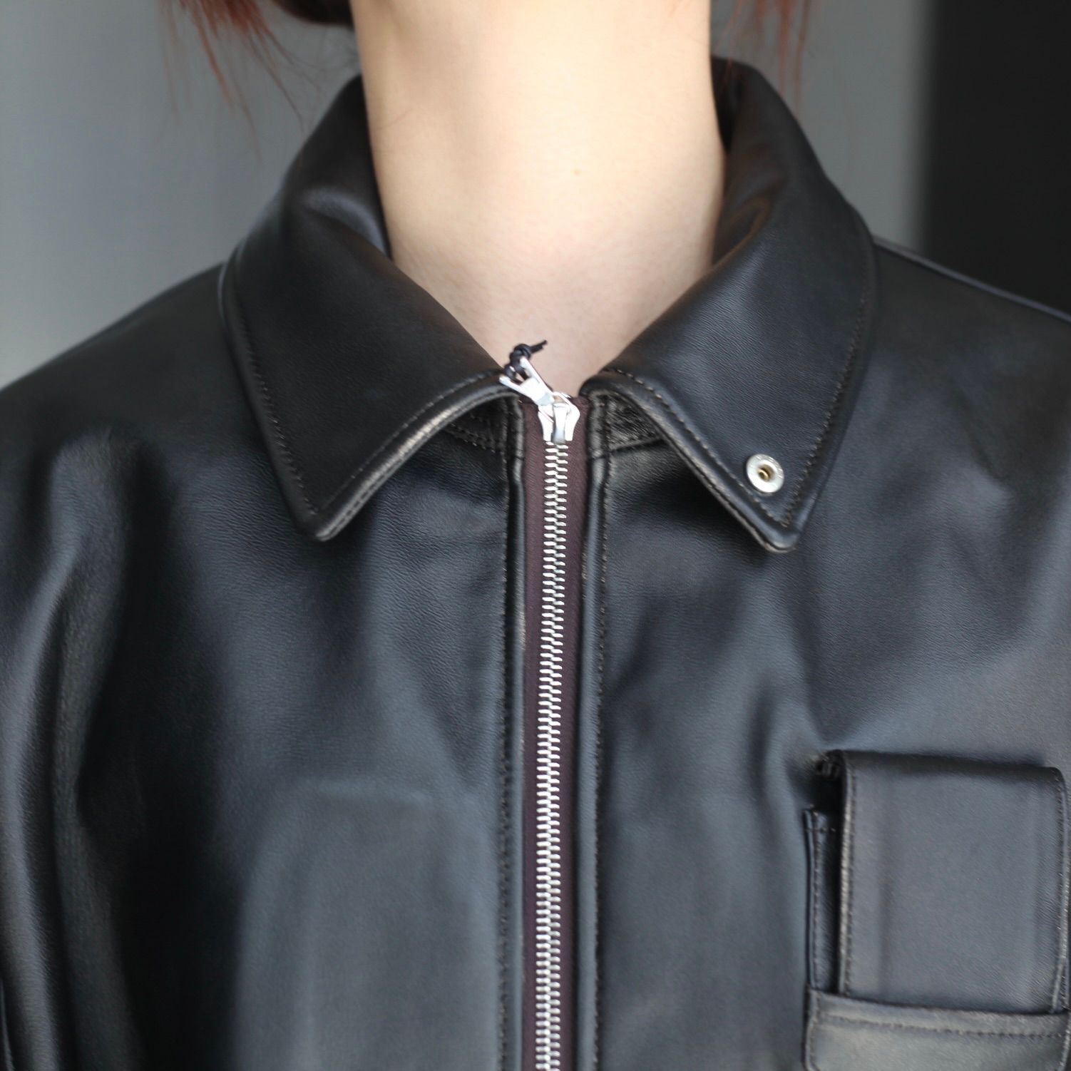 【残りわずか】Sheep Leather Flight Jacket