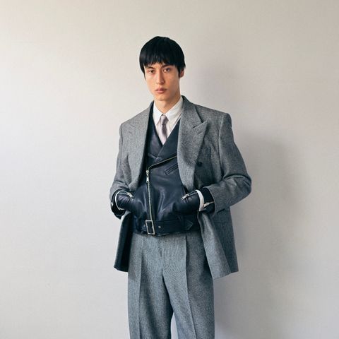 【残り一点】Glen Plaid Double Breasted Jacket