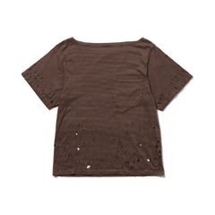 【残り一点】Destroyed Boat Neck Stripe Tee
