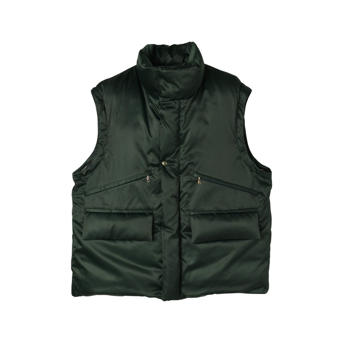 【残り一点】High Count Taffeta Removable Sleeve Down Jacket