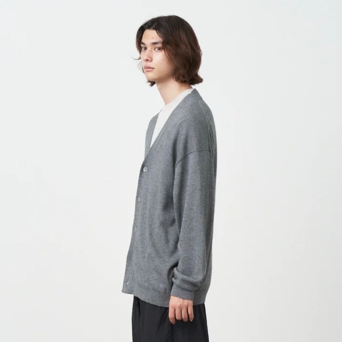 ATON - 【残り一点】Wool Washi Oversized Cardigan | ACRMTSM ONLINE