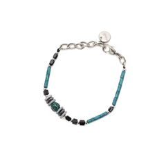 【残り一点】ビーズブレスレット_A(BLUE)