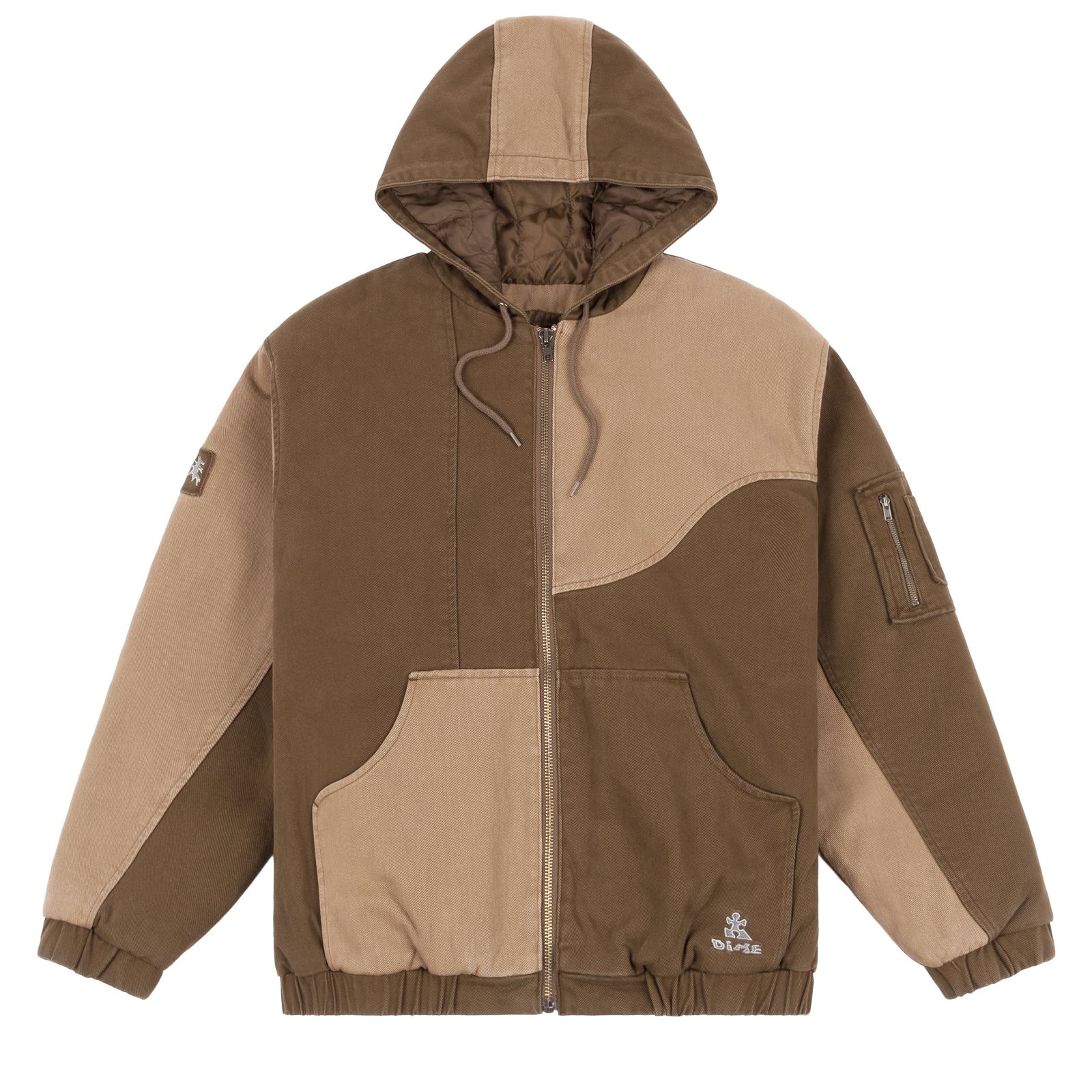 【残り一点】Panel Denim Hooded Bomber
