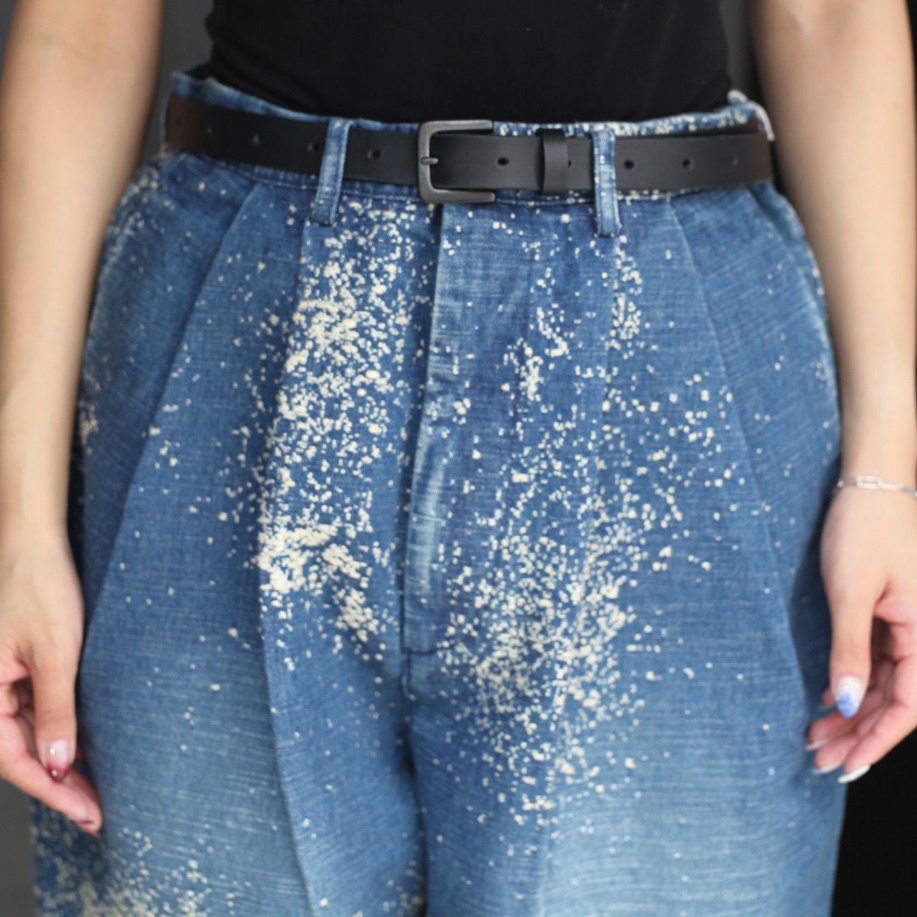 【残り一点】グラニュールデニムオーバータックPT-U