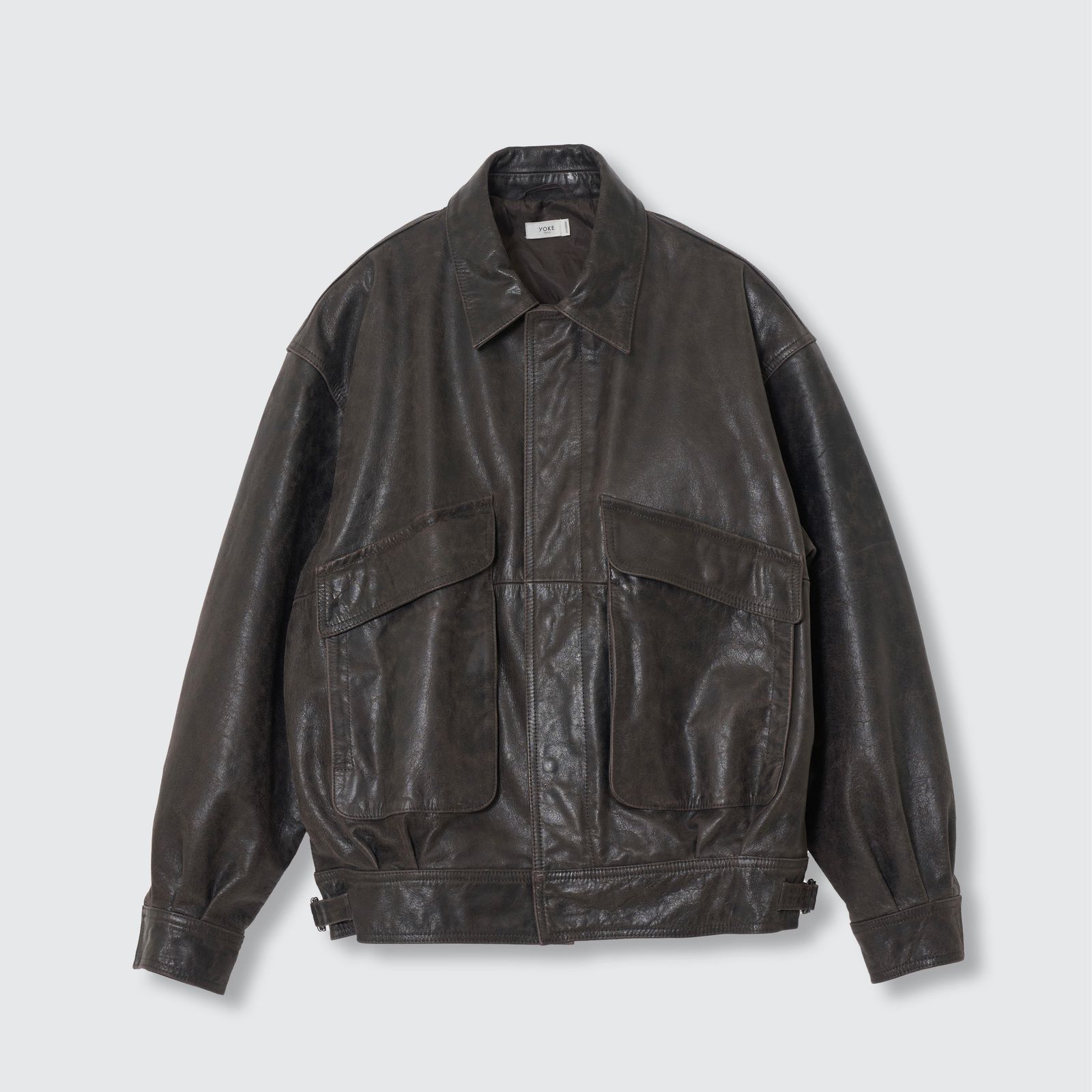 【残りわずか】Leather Flight Jacket