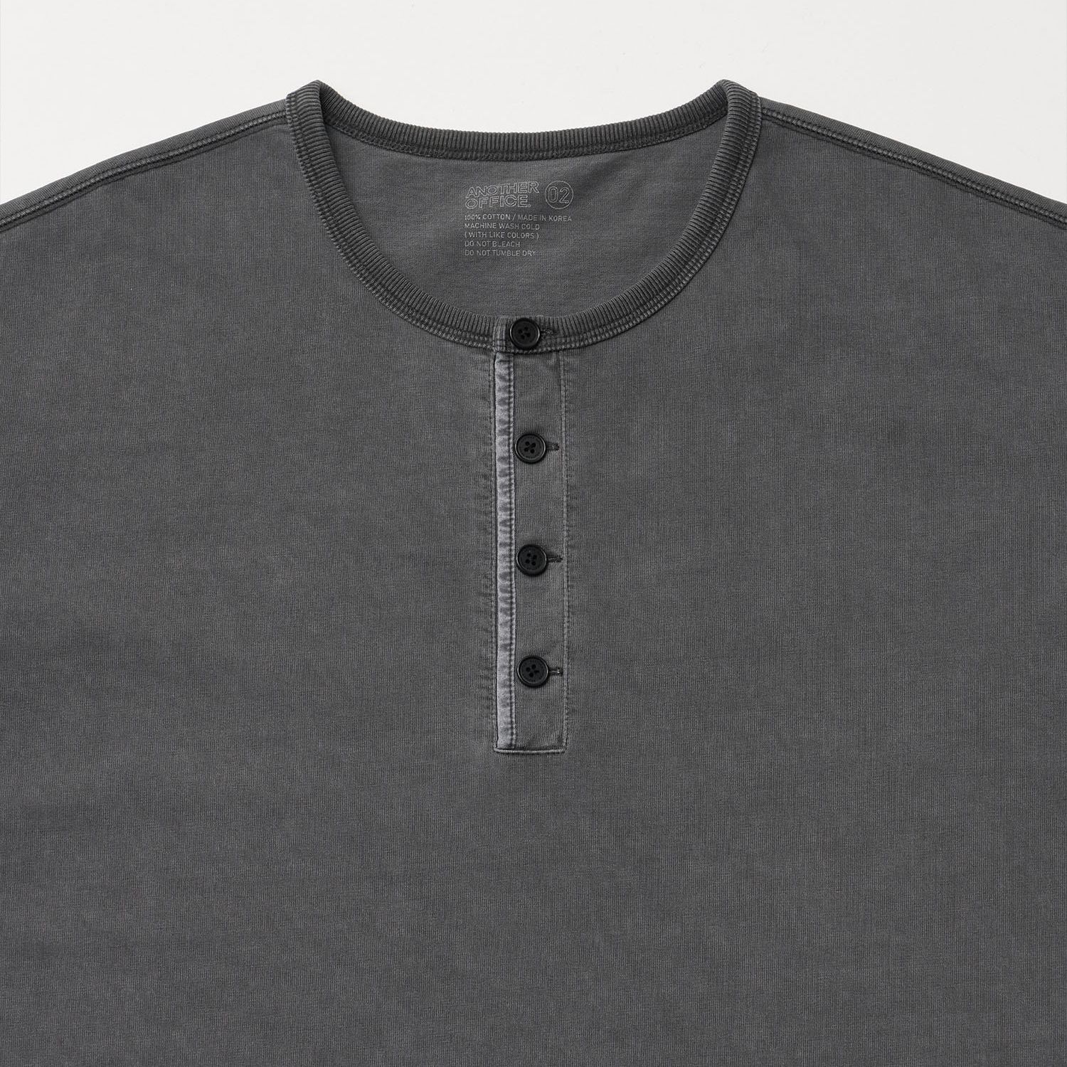 【残り一点】French Henry Neck Garment Tee