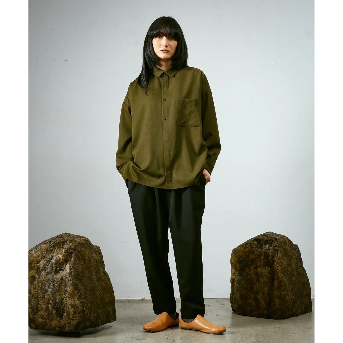 【残り一点】よそいきワイドBOXシャツ