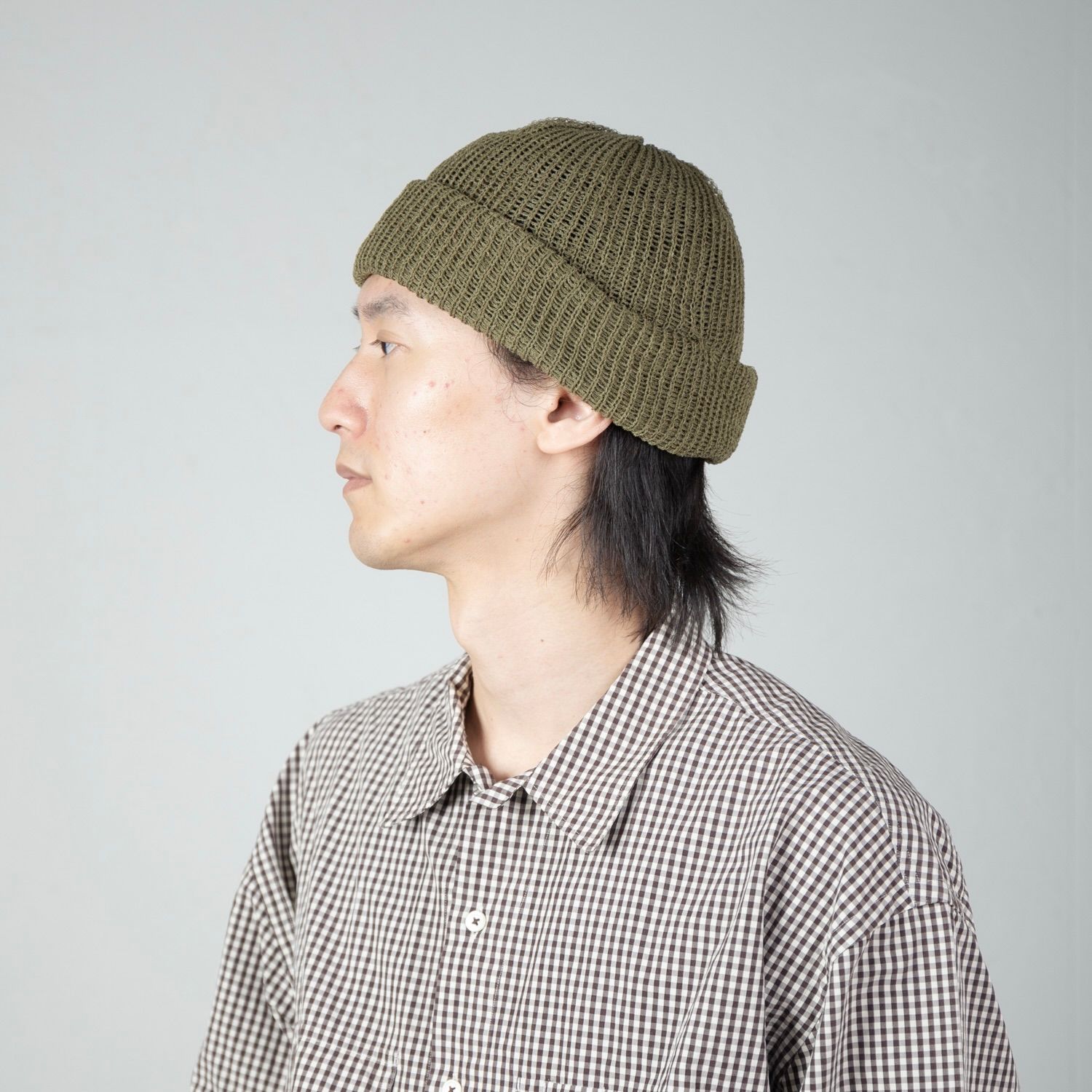 【残り一点】Sheer Mesh Short Knit Cap