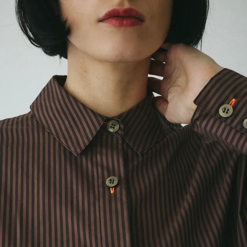 【残り一点】Embroidery Over Shirt