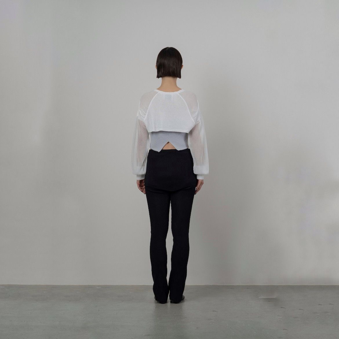 TAN - 【残り一点】Sheer Puffed Bolero | ACRMTSM ONLINE STORE