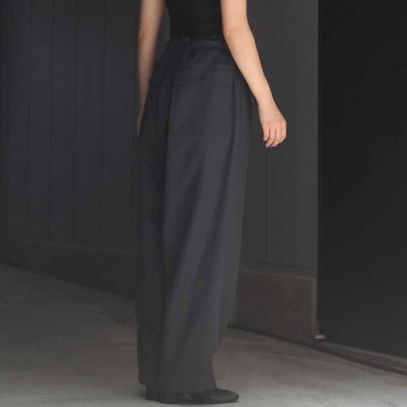 未使用級 ATON エイトン Back satin basic pants 4 ATON / エイトン | BASIC PANTS BACK SATIN バックサテン