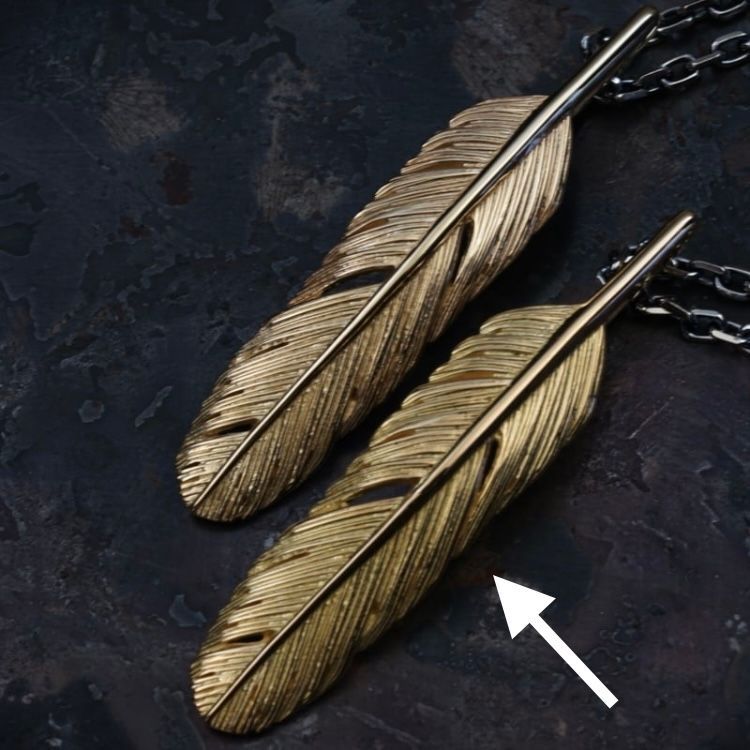 【お取り寄せ注文可能】Feather Center S(18K GOLD)