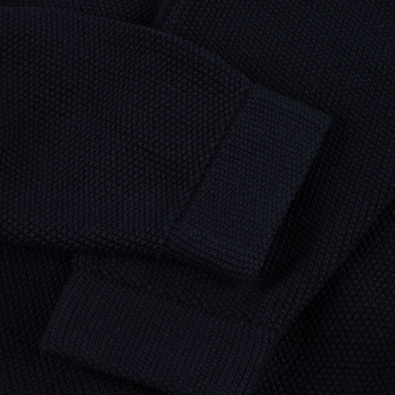 【残り一点】Knitted Pique Zip Sweater