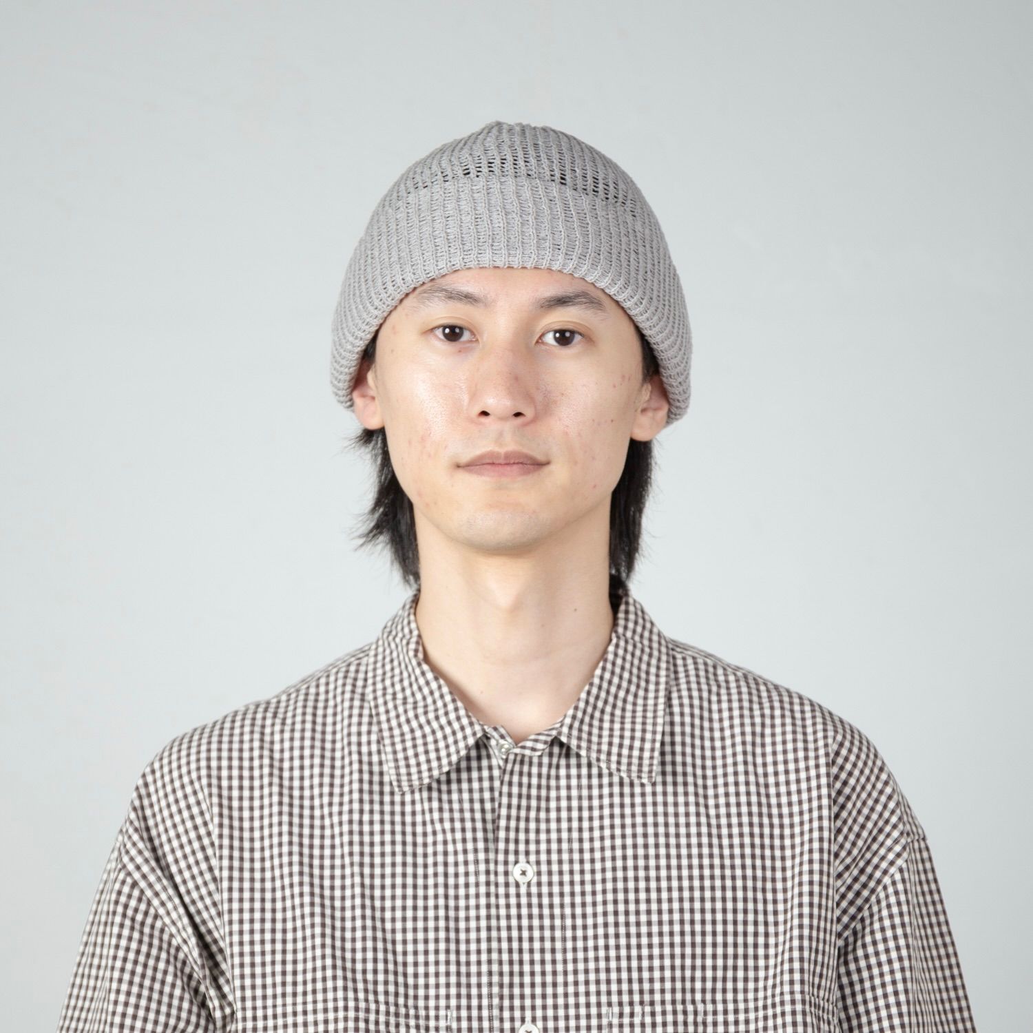 【残り一点】Sheer Mesh Short Knit Cap