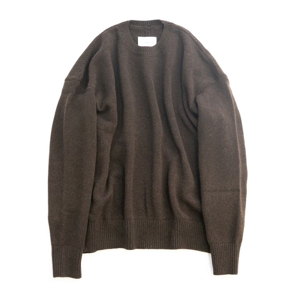 STEIN CREW NECK KNIT LSクルーネックニット-