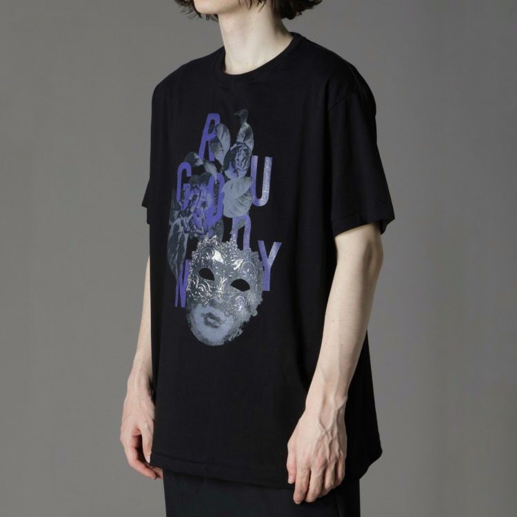 【残り一点】Print Tee(MASK PURPLE)