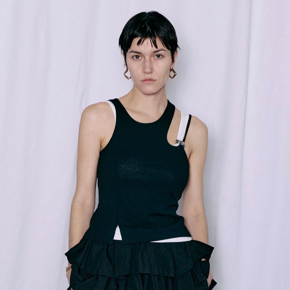 【残り一点】Motif Layered Tank Top