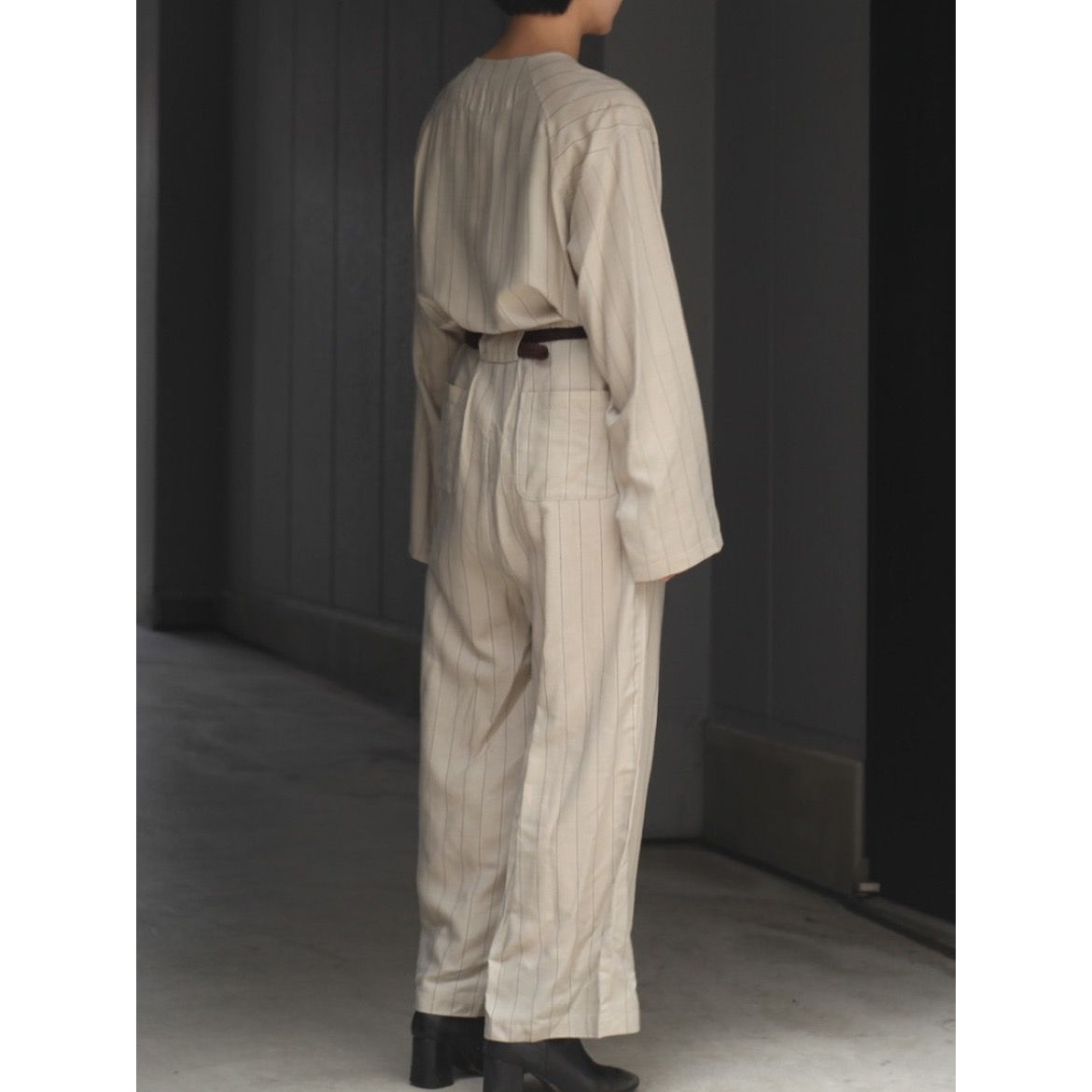 MATSUFUJI - 【残り一点】Dobby Weave Jumpsuit | ACRMTSM ONLINE STORE