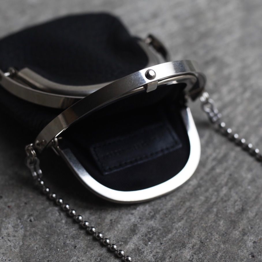 【残りわずか】Chain Double Frame Purse(ODD_COW SHRINK)