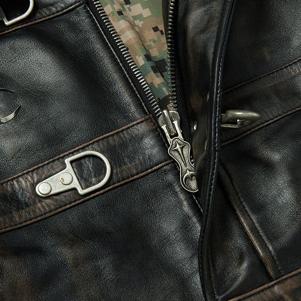 【残り一点】Bio Soldier Leather Jacket