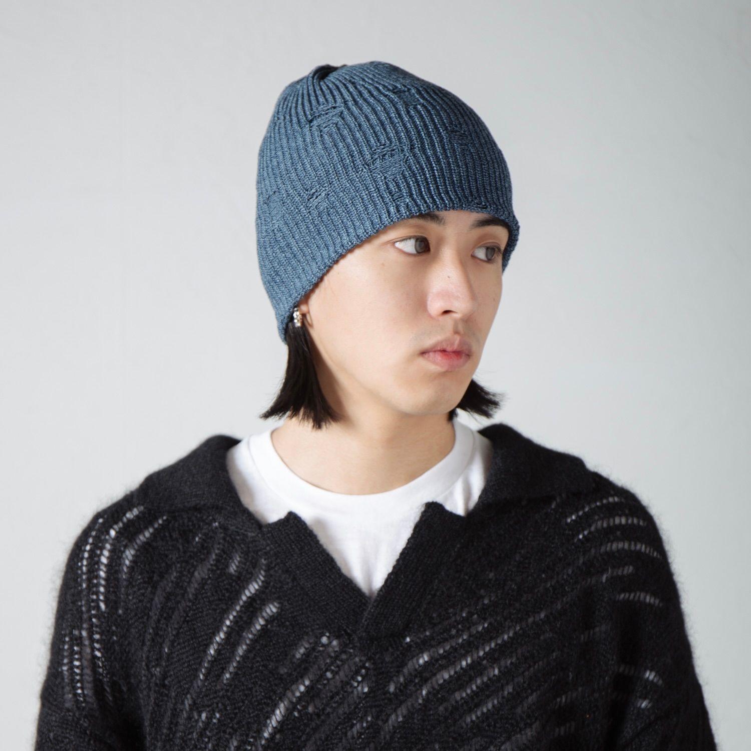 【残りわずか】Damage Summer Knit Beanie