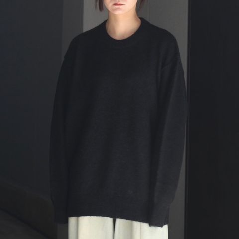 【残りわずか】Wool/Alpaca Knit Crew Neck LS
