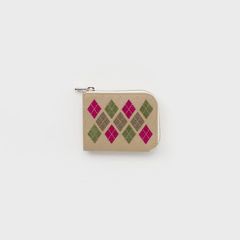 【次回入荷7月中旬予定】Argyle L Wallet(BEIGE)