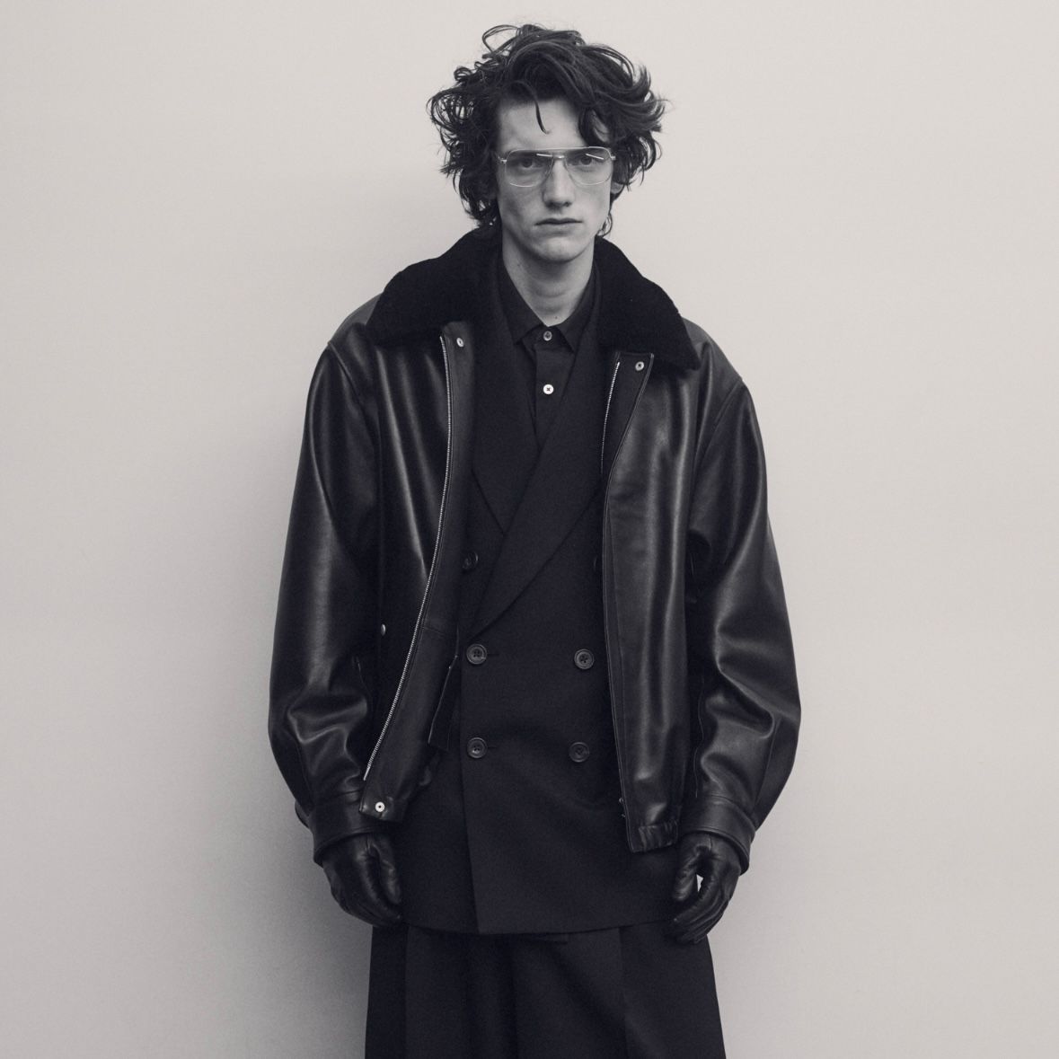 【残り一点】Suvin Cotton Oversized Down Pat Shirt