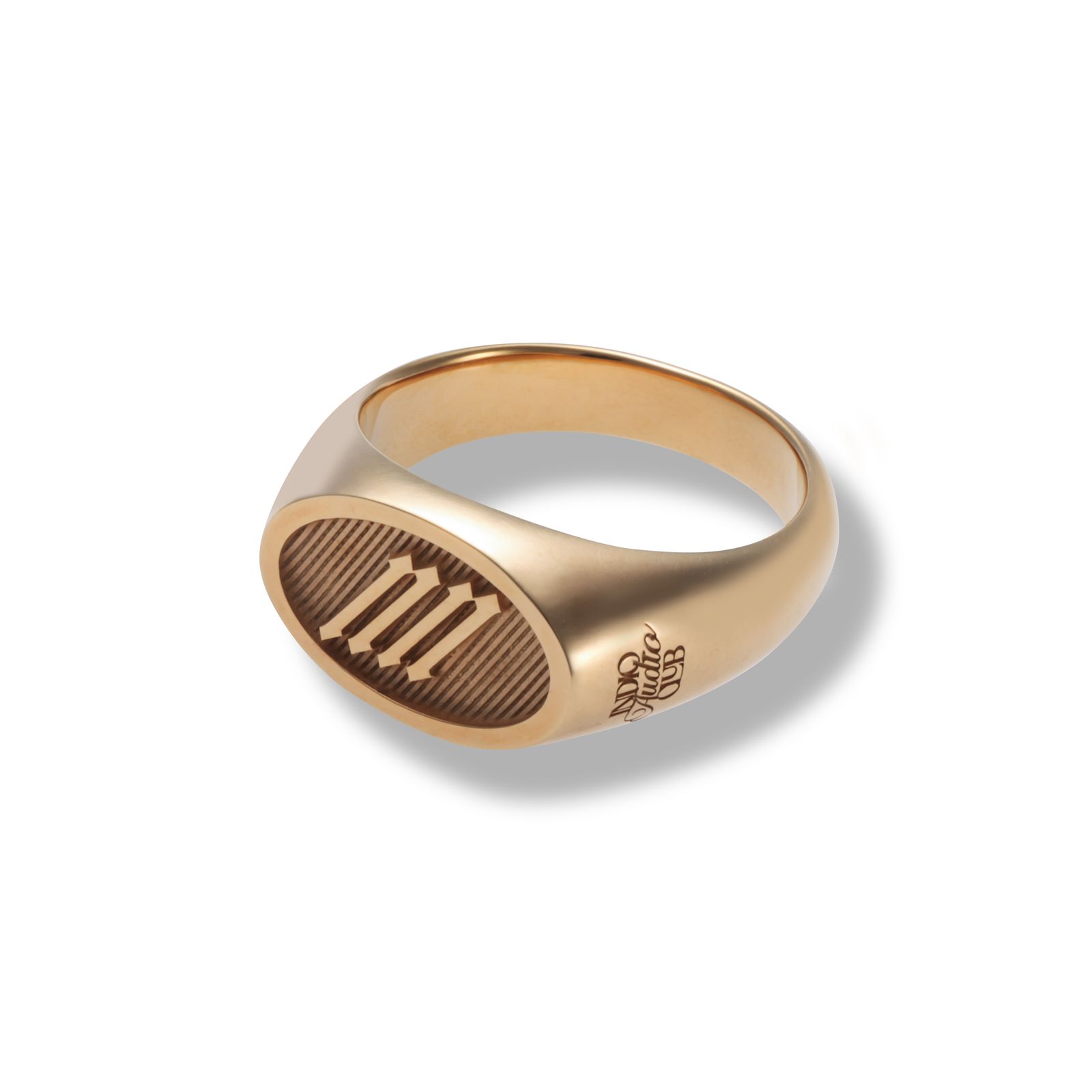 【残り一点】Oval Signature Ring(GOLD)